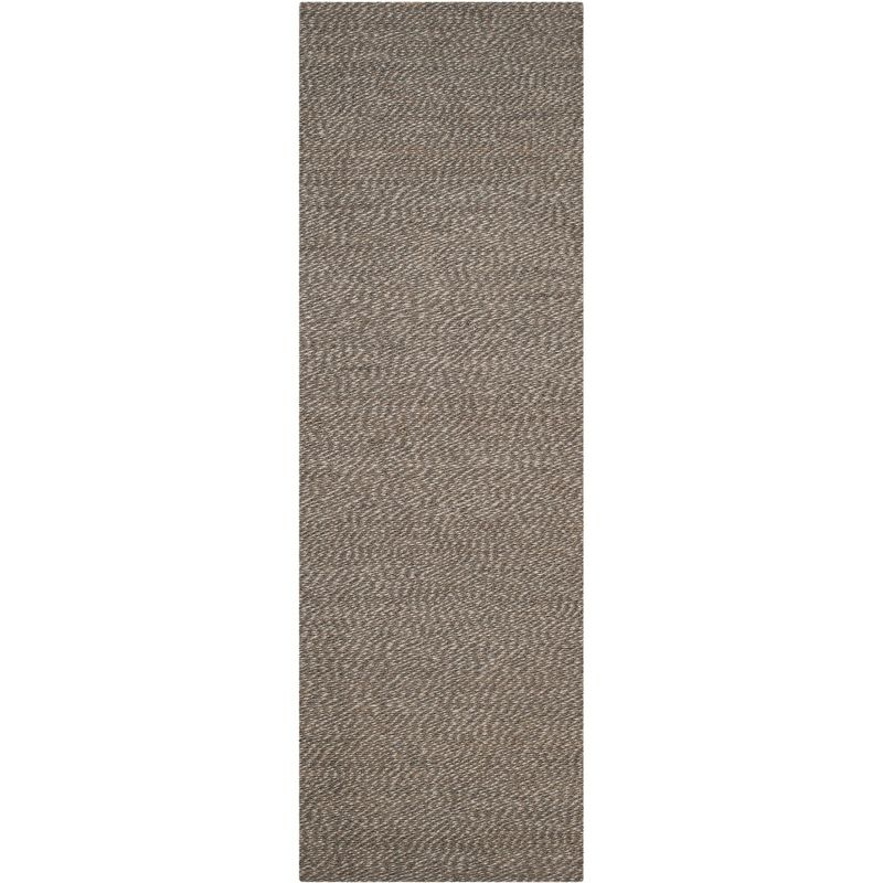 Natural Fiber NF448 Hand Woven Runner Rug - Grey/Grey - 2'6"x10' - Safavieh.