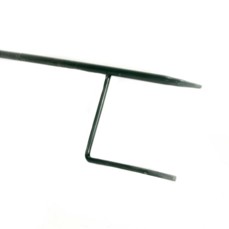 31.0 Inch English Rose Stake Violet Garden Accent Decorative Garden Stakes