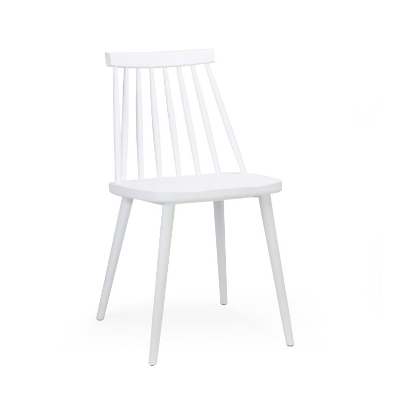 Gracie Oaks Farmhouse Spindle Back Dining Chairs,Set Of 2