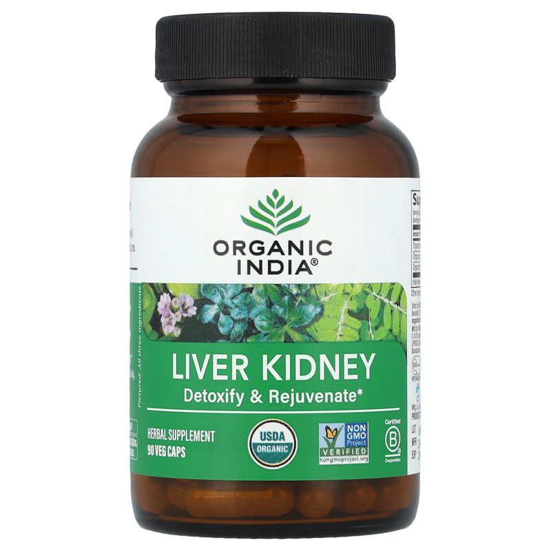 Organic India Liver Kidney, 90 Veg Caps