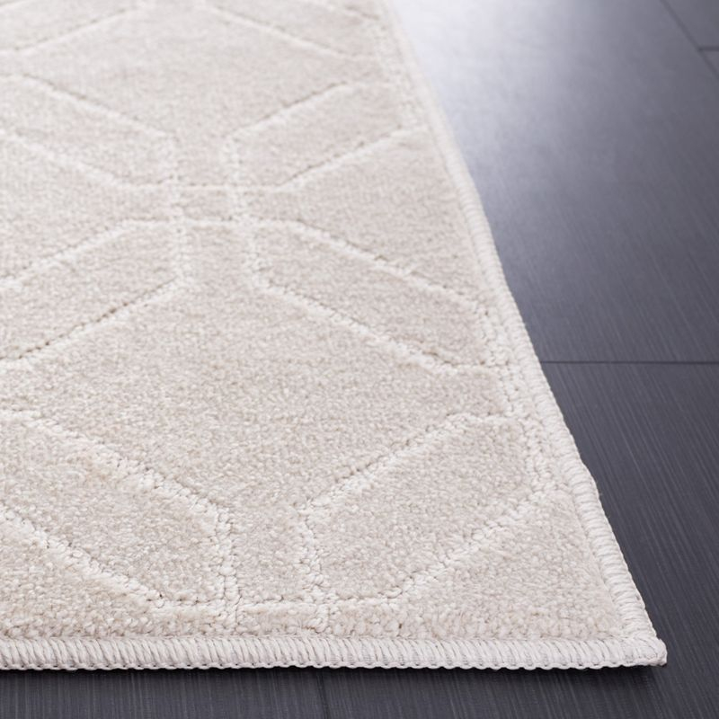 Pattern and Solid PNS406 Power Loomed Area Rug - Ivory - 5'3"x7'6" - Safavieh.