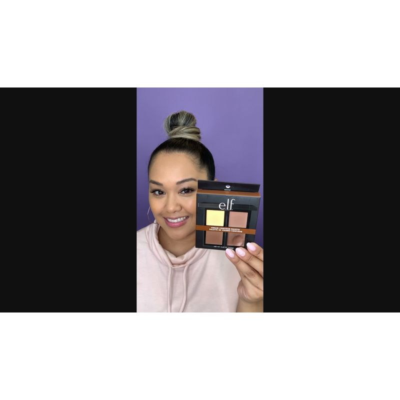 e.l.f. Contour Palette Pressed Powder - Light/Medium - 0.56oz