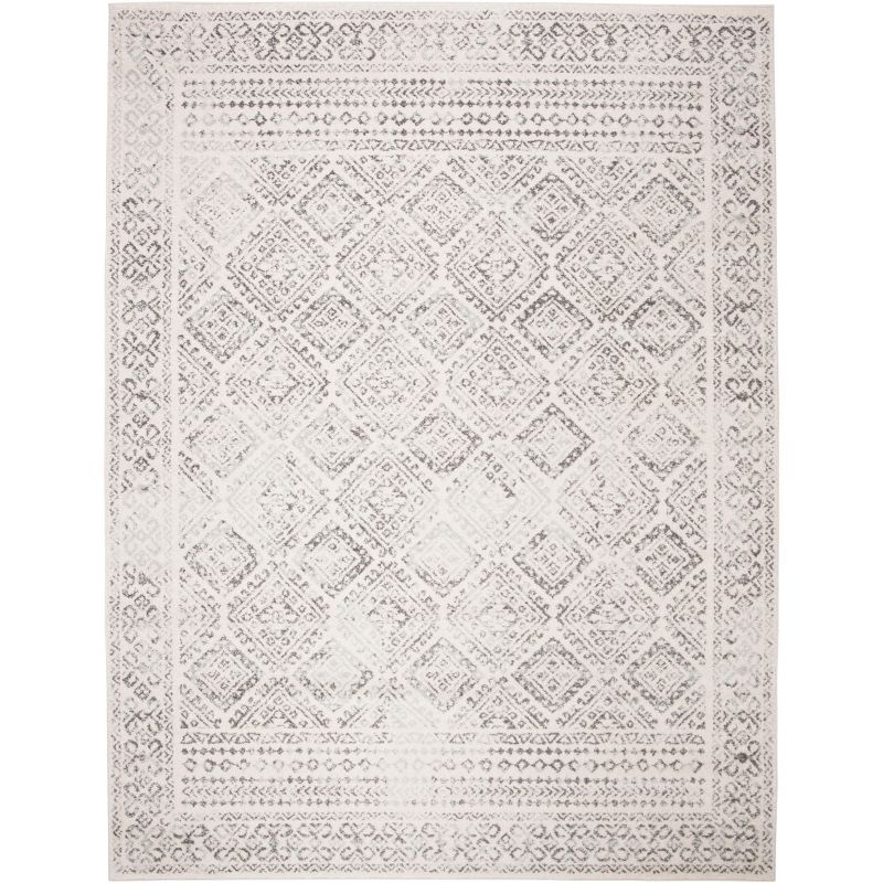 Tulum TUL264 Power Loomed Indoor Area Rug - Ivory/Grey - 8'x10' - Safavieh
