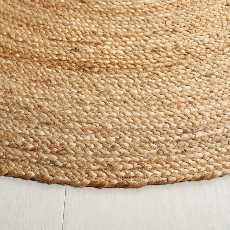 Natural Fiber NF801 Hand Woven Indoor Area Rug - Natural/Natural - 6'x9' Oval - Safavieh