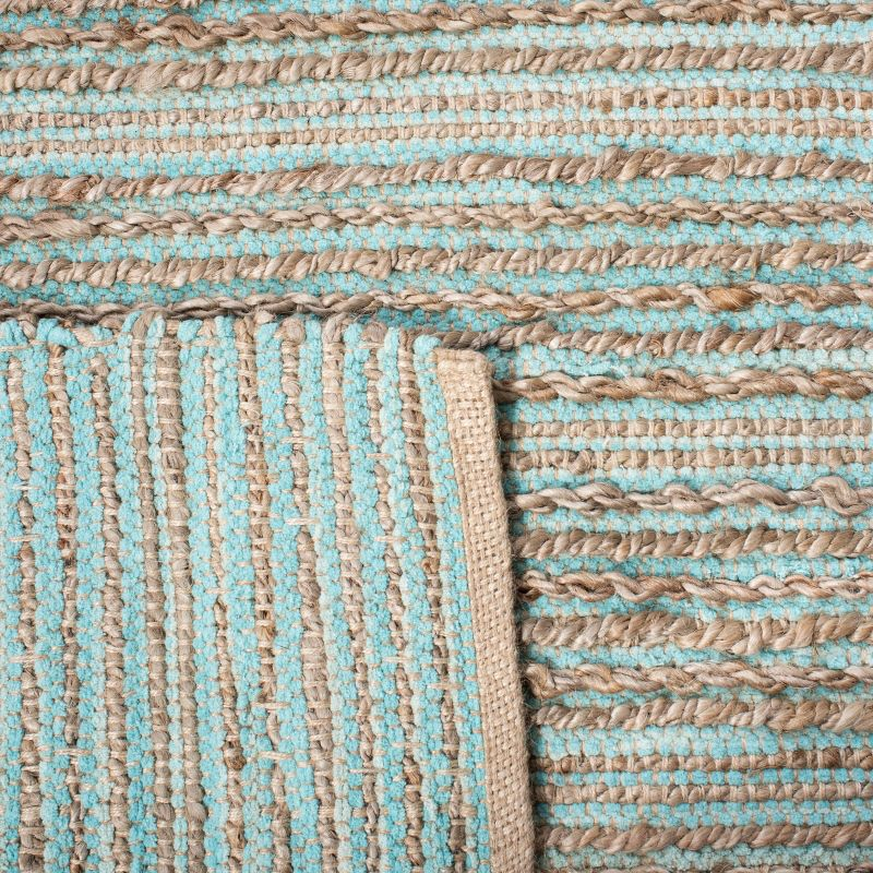 Cape Cod CAP851 Woven Indoor Area Rug - Aqua - 5'x8' - Safavieh