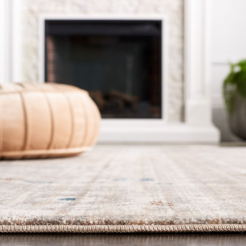 Vintage Persian VTP427 Power Loomed Area Rug - Ivory/Light Grey - 8'x10' - Safavieh.