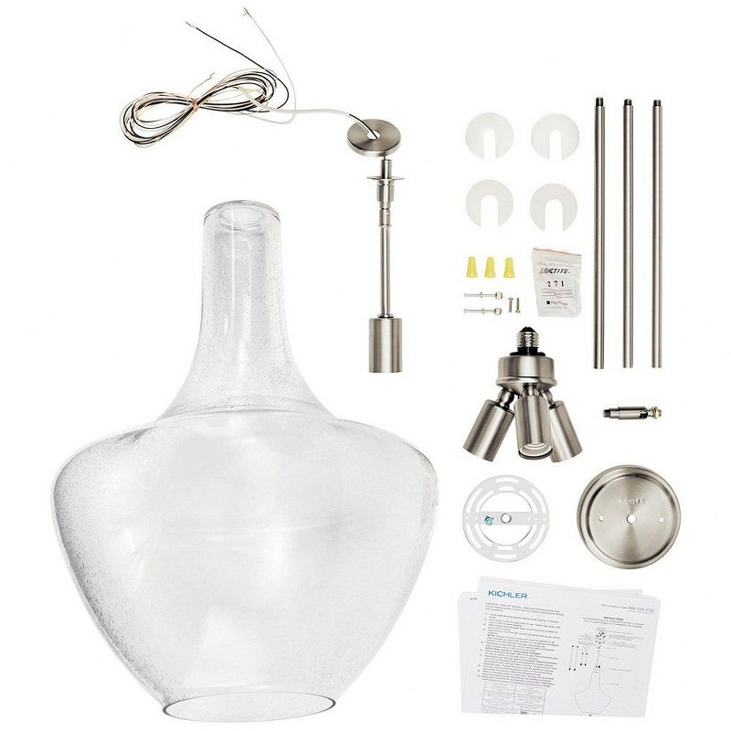 Kichler Lighting Everly 3 - Light Pendant in  Brushed Nickel