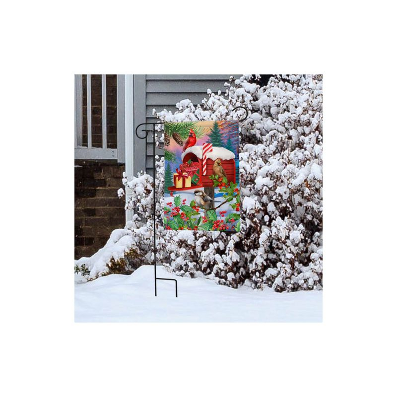 Briarwood Lane Winter Christmas Garden Flag 12x18 For Outdoor Winter Mailbox For Christmas Garden Flag Flags For Outside