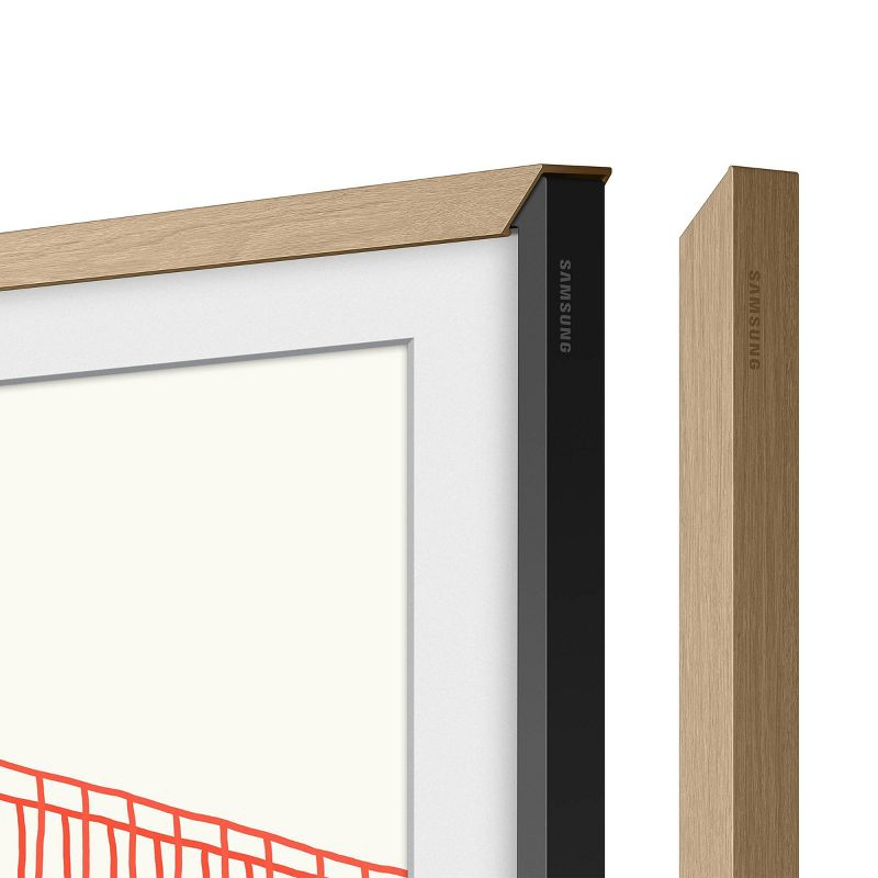 Samsung 50" The Frame Customizable Bezel - Modern Teak: Home Theater Accessory