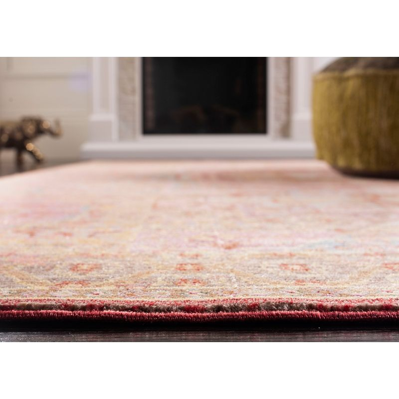 Valencia VAL216 Power Loomed Area Rug - Multi - 6'7"x6'7" - Safavieh.