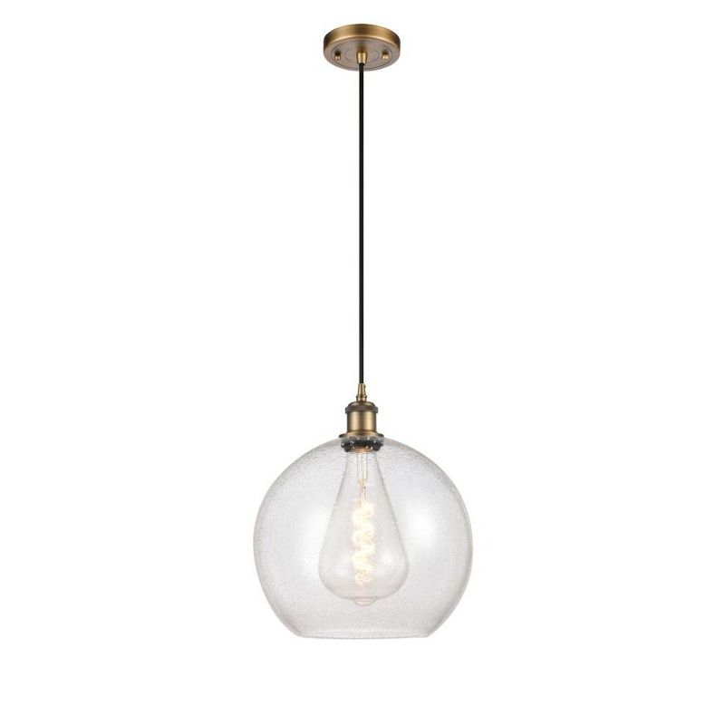 Innovations Lighting Athens 1 - Light Pendant in  Brushed Brass
