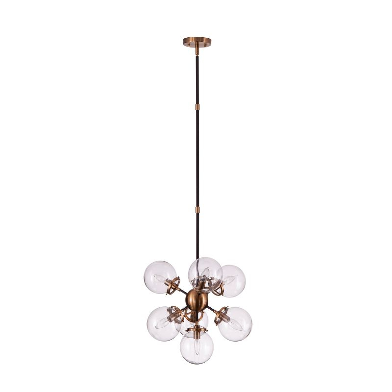 Holly & Martin Boltonly Contemporary 7-Light Pendant Lamp - LT1040348 - Black - SEI