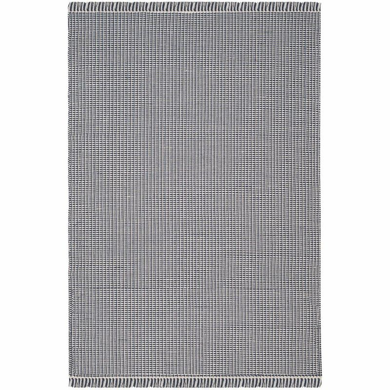 Montauk MTK340 Hand Woven Indoor Area Rug - Ivory/Navy - 6'x9' - Safavieh
