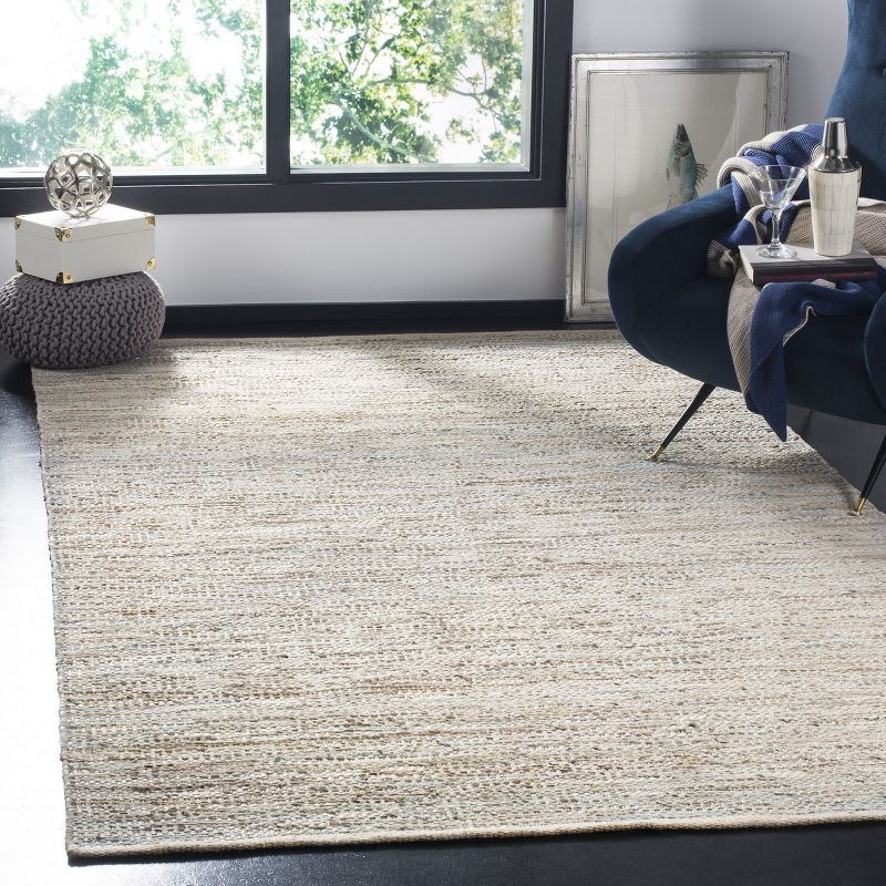 Vintage Leather VTL105 Hand Woven Indoor Area Rug - Beige - 6'x9' - Safavieh.