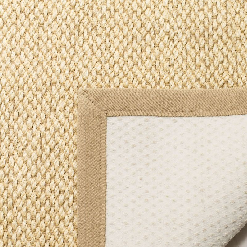Natural Fiber NF152 Power Loomed Indoor Accent Rug - Ivory/Beige - 3'x5' - Safavieh