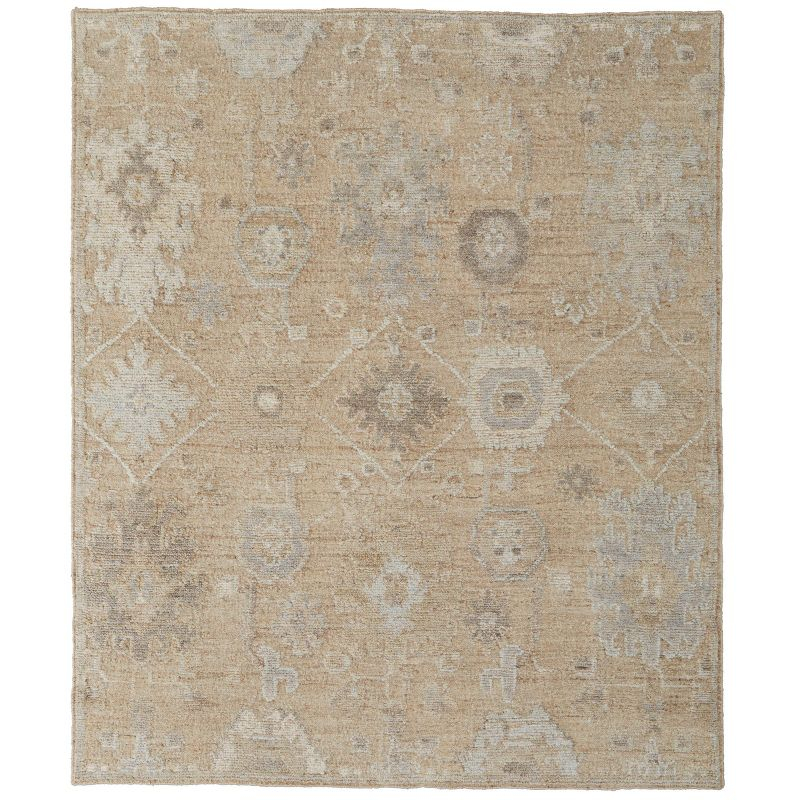 Grafton Transitional Floral & Botanical Tan/Gray/Ivory Area Rug