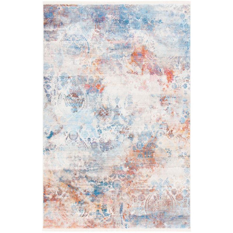 Vintage Persian VTP420 Power Loomed Indoor Area Rug - Blue/Beige - 5'x7'6" - Safavieh