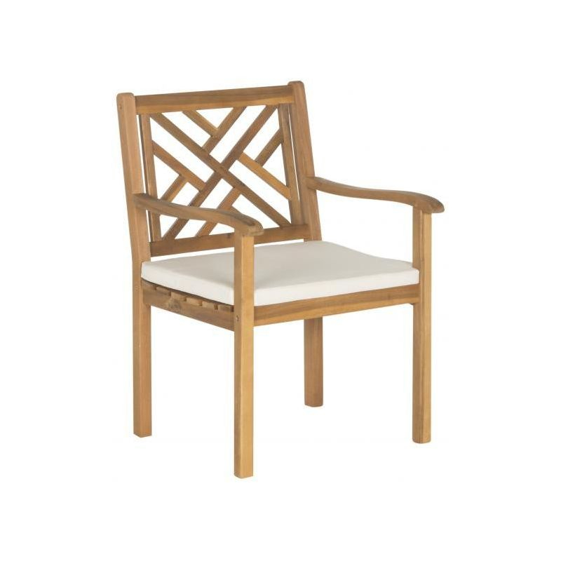 Bradbury 5 Pc Dining Set - Outdoor - PAT6720 - Natural/Beige - Safavieh