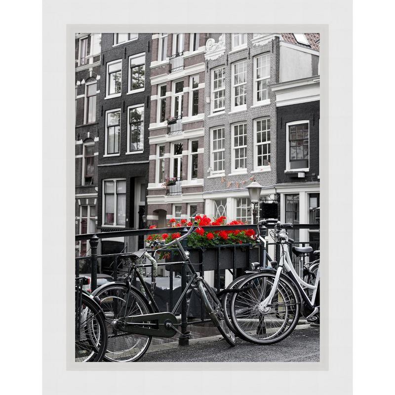 Amanti Art Blanco White Wood Picture Frame Opening Size 18x24 in.