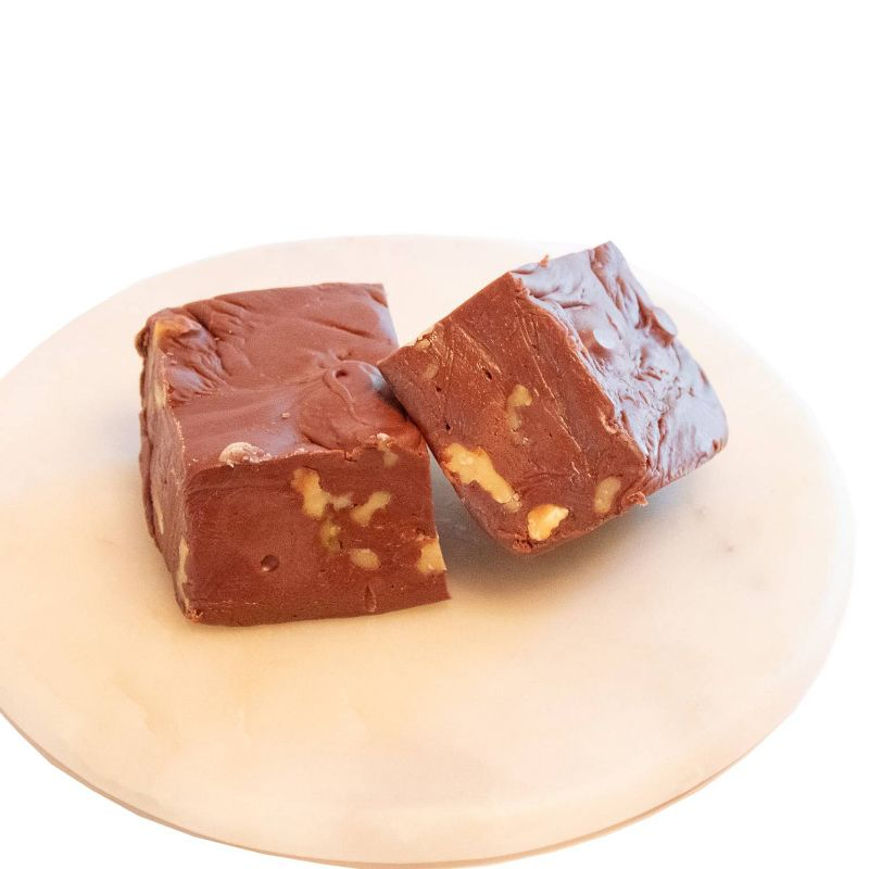 Lehman's Homemade Artisan Fudge, Freshly Made Gourmet Candy, 1 Pound Package - Chocolate Walnut