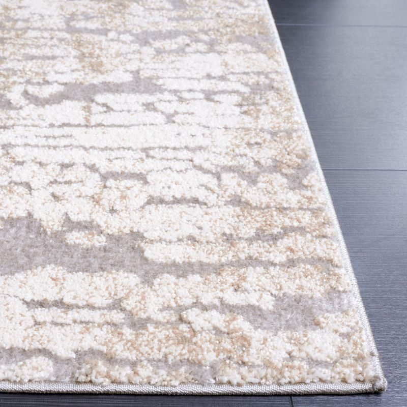 Spirit 100 SPR126 Power Loomed Indoor Area Rug - Taupe/Ivory - 6'7"x6'7" - Safavieh