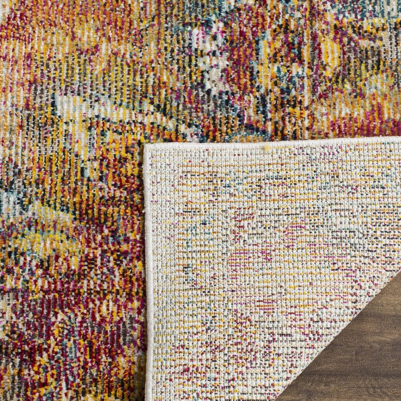 Crystal CRS508 Power Loomed Area Rug - Cream/Rose - 5'x8' - Safavieh.