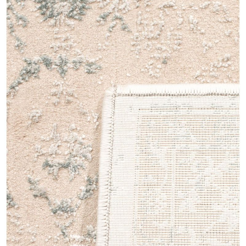 Brilliance BRL502 Power Loomed Area Rug - Cream/Light Blue - 5'1"x7'6" - Safavieh.