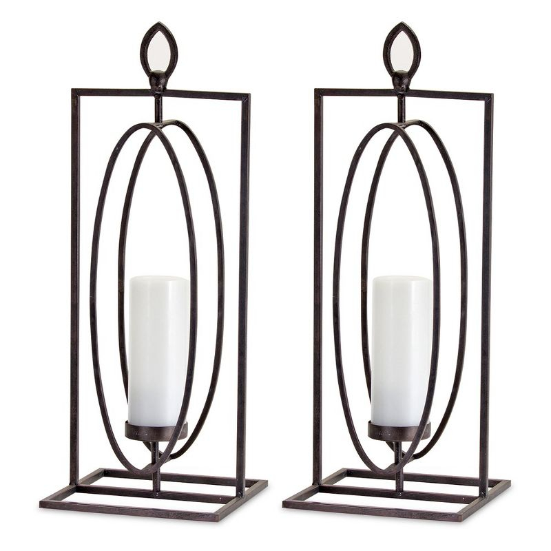 Melrose Candle Holder Stand (Set of 2)