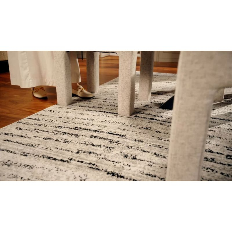 Adirondack ADR117 Machine Made Indoor Accent Rug - Blue/Silver - 3'x5' - Safavieh