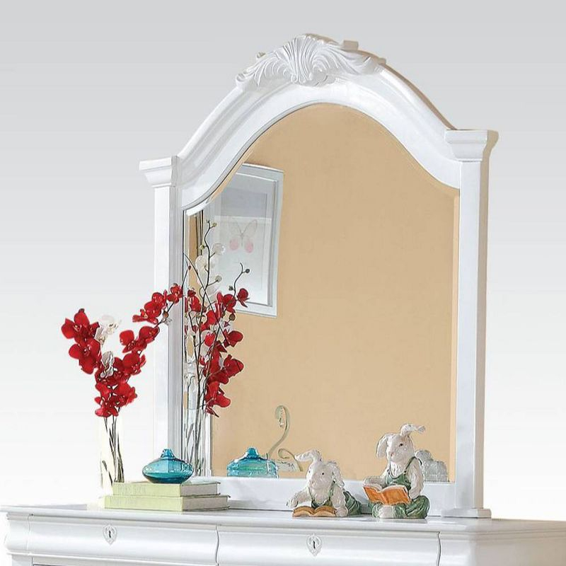 Acme Furniture Estrella Dresser Mirror White Finish