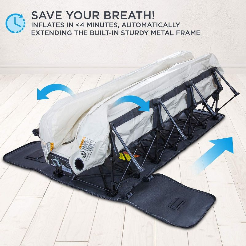 Ivation Twin Air Mattress with Built In Pump & Deflate Defender Twin
