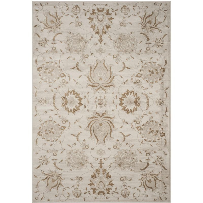 Vintage VTG579 Power Loomed Indoor Area Rug - Cream/Camel - 5'1"x7'7" - Safavieh