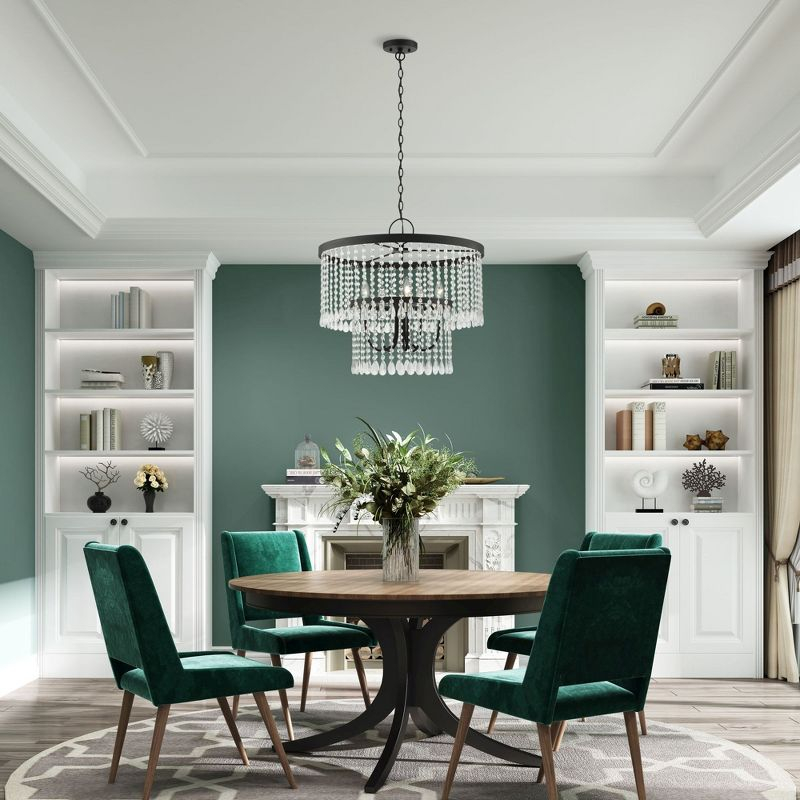 Livex Lighting Elizabeth 5 - Light Pendant in  Black