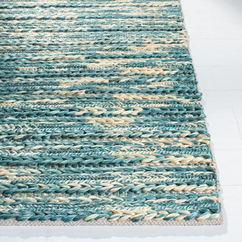Natural Fiber NF376 Hand Woven Area Rug - Dark Green/Natural - 3'x5' - Safavieh.
