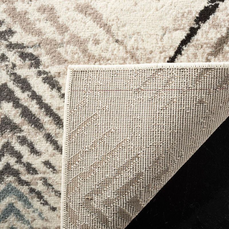 Amsterdam AMS110 Power Loomed Indoor Area Rug - Cream/Beige - 5'1"x7'6" - Safavieh