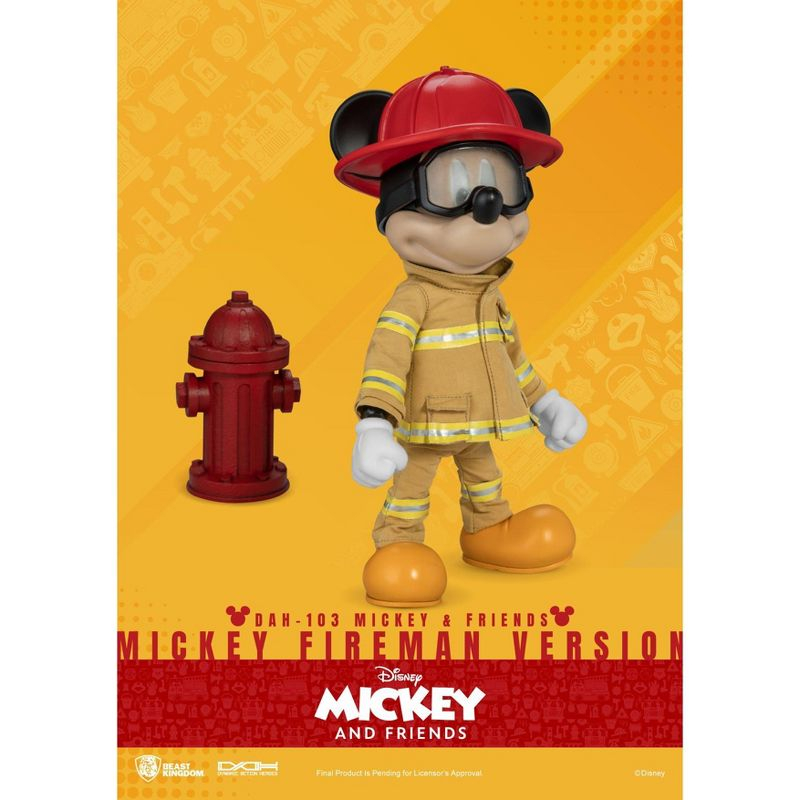 Mickey & Friends Mickey Fireman Version (Dynamic 8ction Hero)
