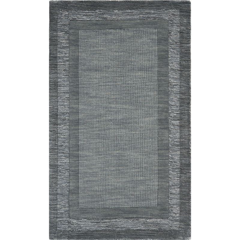 Impressions IM821 Hand Loomed Accent Rug - Charcoal/Blue - 3'x5' - Safavieh