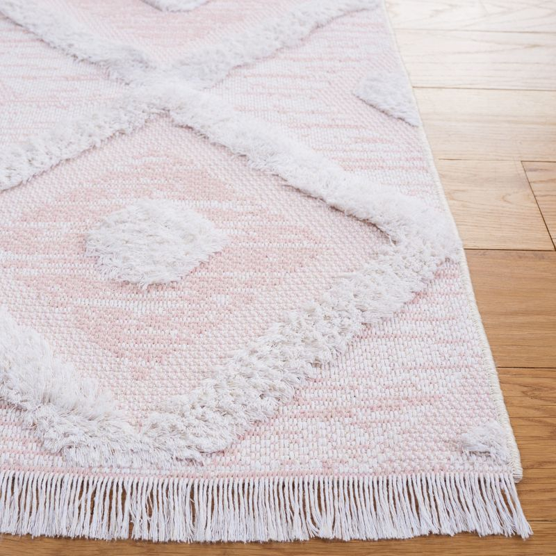 Augustine AGT730 Machine Made Indoor Area Rug - Pink/Ivory - 4'x6' - Safavieh