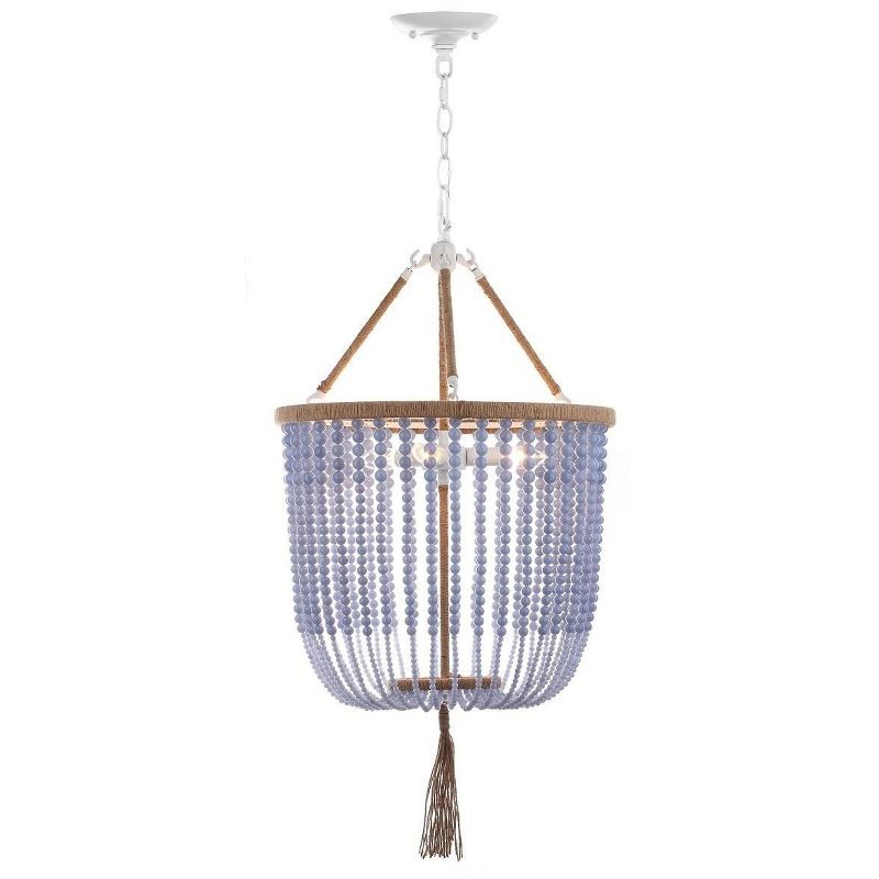 Angie Beads Pendant Lamp - LIT4476 - Blue - Safavieh