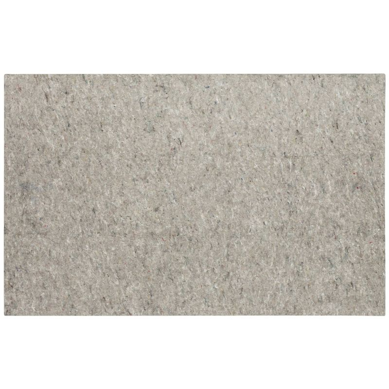 Mohawk 3'x5' All Purpose Rug Pad Gray: Stain-Resistant, Recycled Synthetic Fibers, Rectangle, Carpet Protection