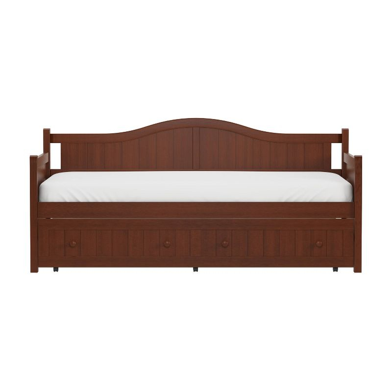 Staci Wood Daybed with Trundle Twin - Cherry - Hillsdale Furniture