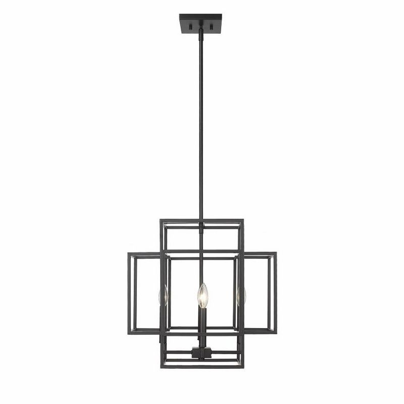 Z-Lite Titania 4 - Light Chandelier in  Matte Black