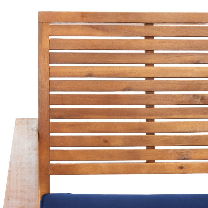 Ozark 4 Piece Set - Indoor/Outdoor - FOX6007 - Natural/Navy - Safavieh