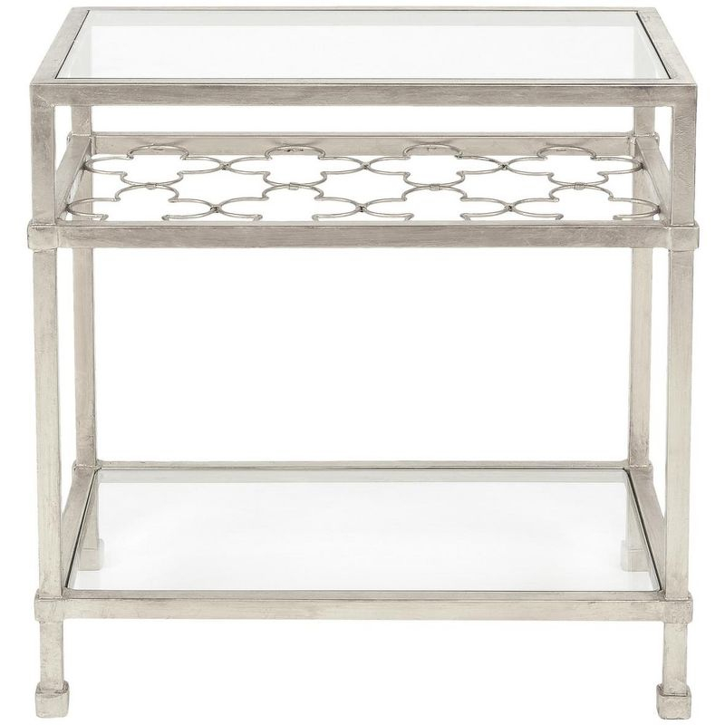 Hanzel Side Table - Silver - Safavieh.