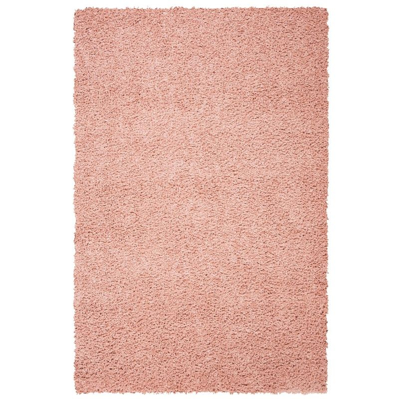 August Shag AUG200 Power Loomed Indoor Area Rug - Rose - 8'x10' - Safavieh