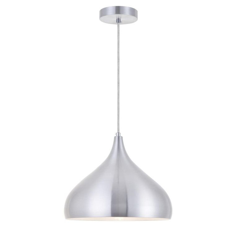 Elegant Lighting Circa Collection Pendant D12.5in H10in Lt:1 Black Finish