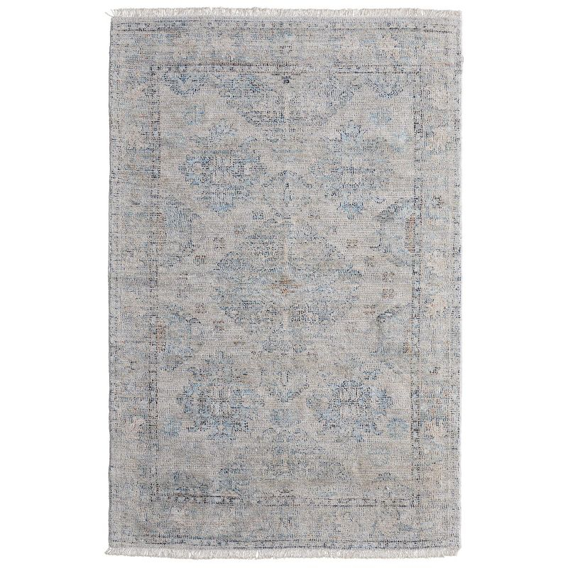 Caldwell Transitional Oriental Blue/Gray/Taupe Area Rug