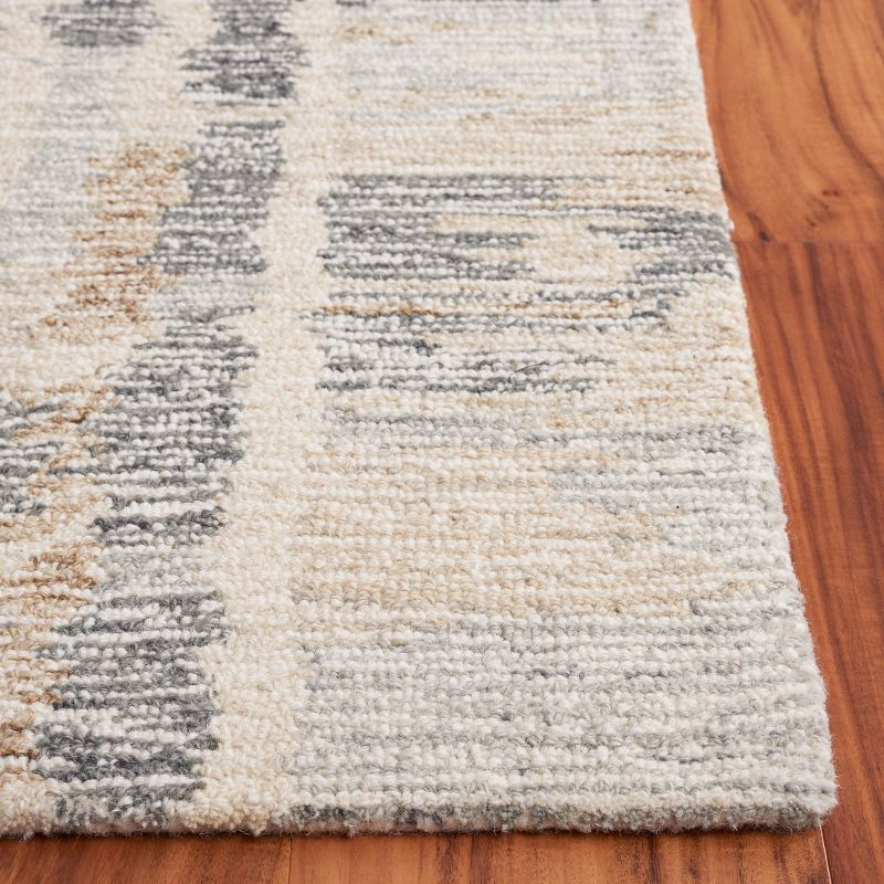 Ebony EBN902 Hand Tufted Indoor Accent Rug - Grey/Ivory - 3'x5' - Safavieh