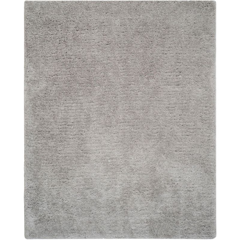 Supreme Shag SGS621 Hand Tufted Indoor Area Rug - Silver - 8'x10' - Safavieh