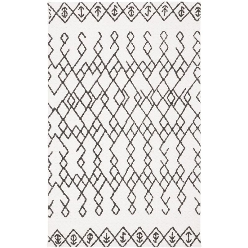Cedar Brook CDR501 Loomed Indoor Area Rug - Ivory/Black - 2'6"x4' - Safavieh